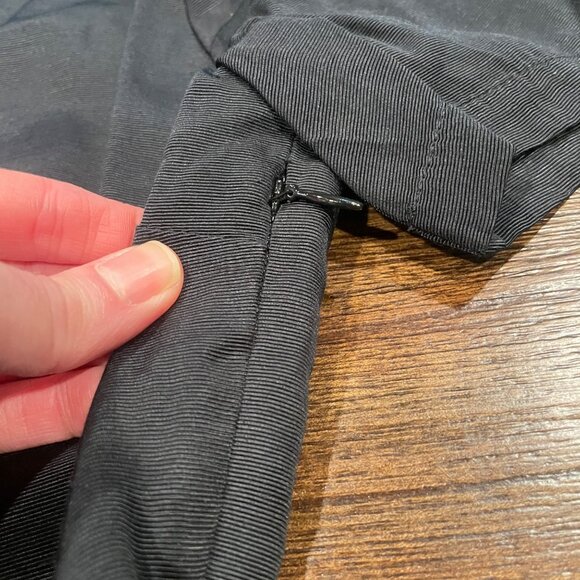 NWT J.Crew Collection Women's Sz 6 Black Shirtdress A-Line Jewel Buttons CF624 - Picture 6 of 10